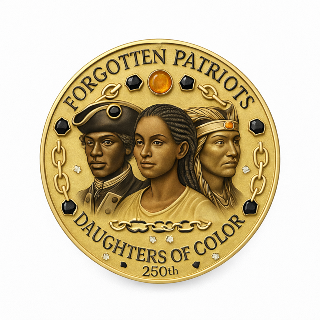 The Forgotten Patriots and Daughters of Color Commemorative Brooch